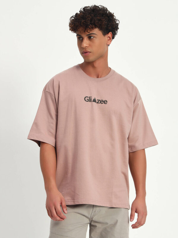 Men's Biege T-shirt - Image 2