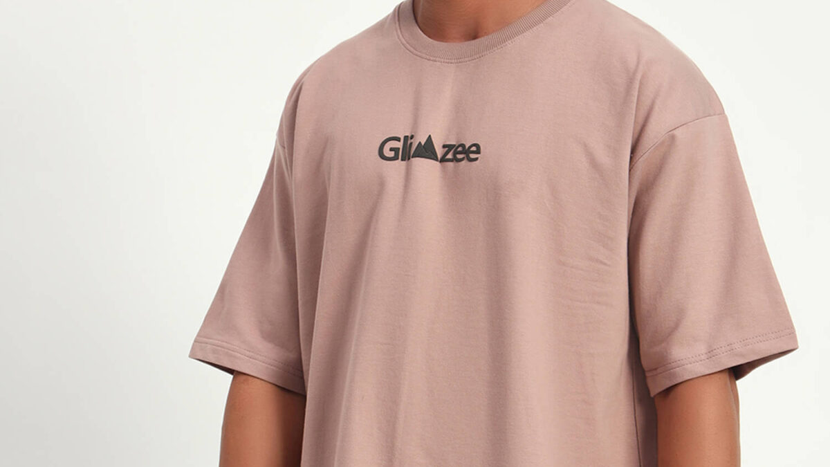 Beige Oversized Cotton T-Shirt for Men | Casual Streetwear