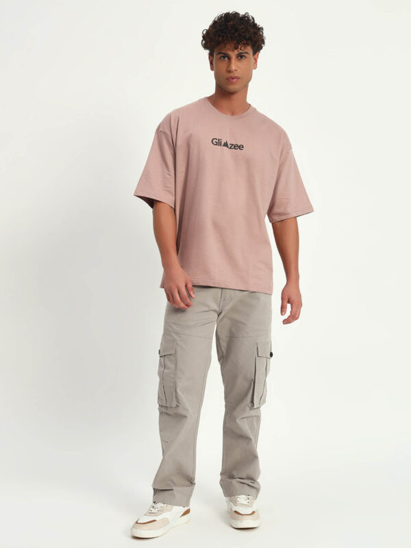 Men's Biege T-shirt - Image 6