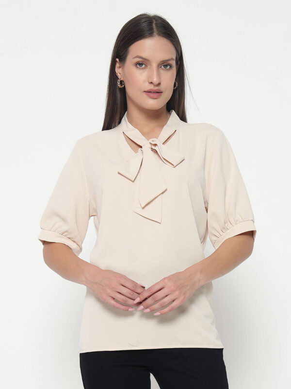 Women's Beige Tye Shirt