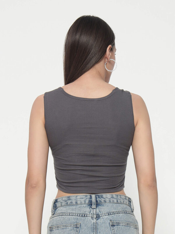 Women's Grey Tant Top - Image 2