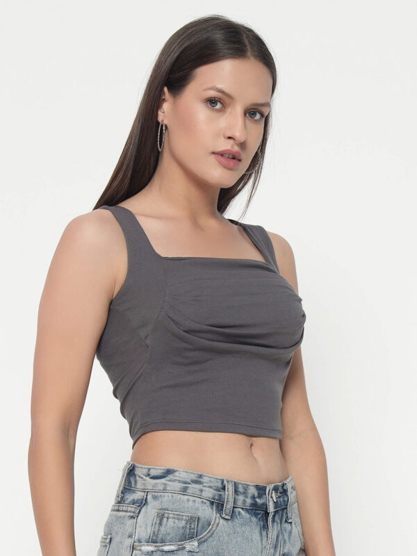 Women's Grey Tant Top - Image 4