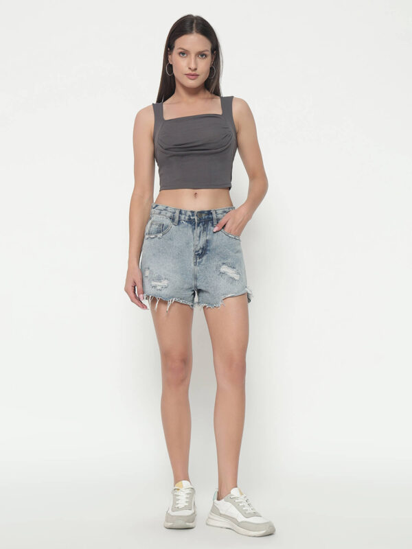 Women's Grey Tant Top - Image 7