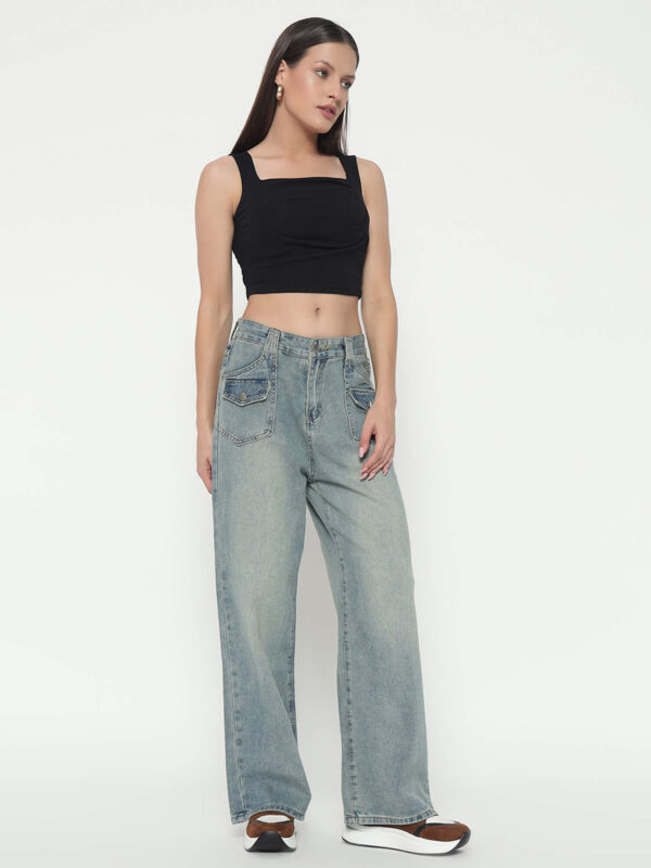Women's Black Tant Top - Image 5