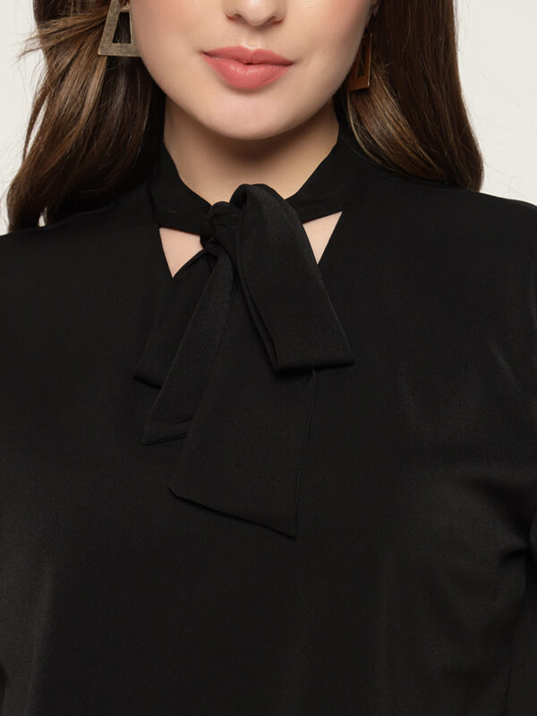 Women's Black Tye Shirt - Image 5
