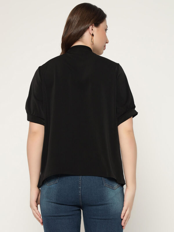 Women's Black Tye Shirt - Image 2