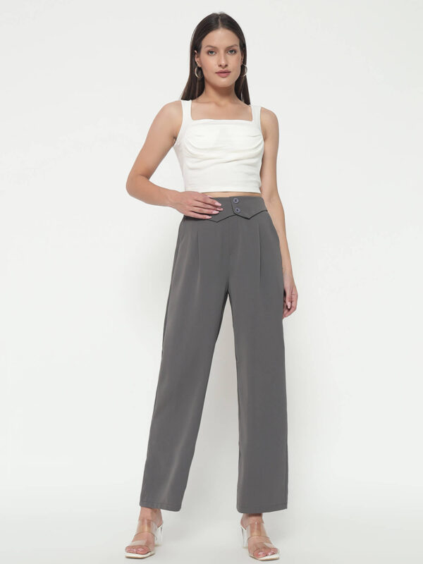 Women's Grey Pants - Image 7