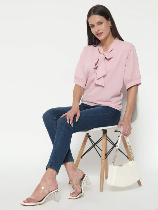 Women's Pink Tye Shirt - Image 7