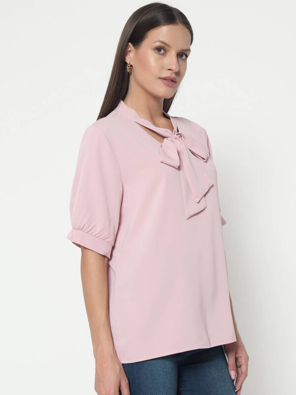 Women's Pink Tye Shirt - Image 3