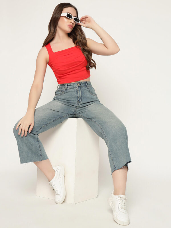Women's Red Tant Top - Image 7
