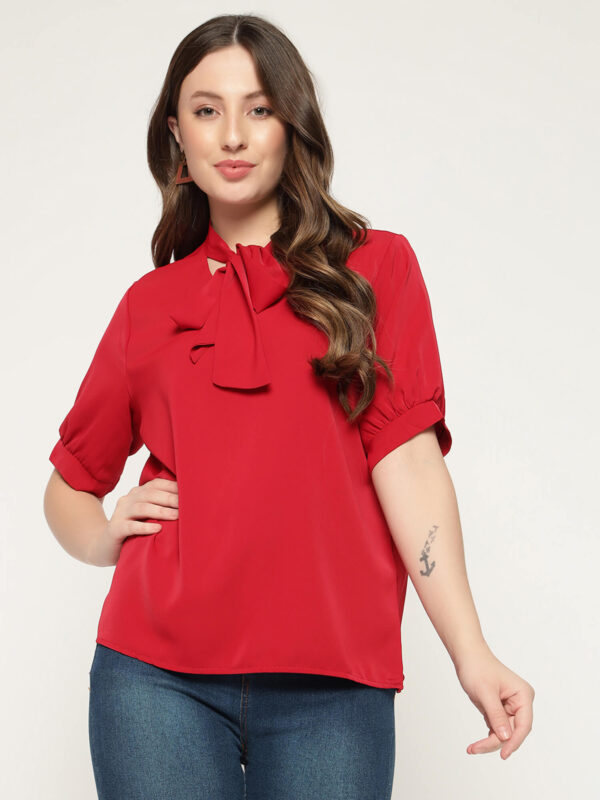 Women's Red Tye Shirt