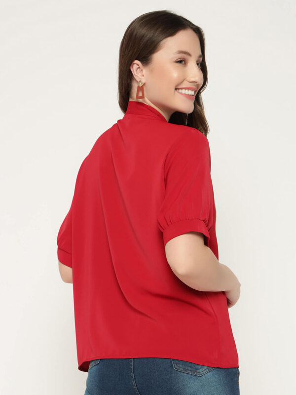 Women's Red Tye Shirt - Image 5