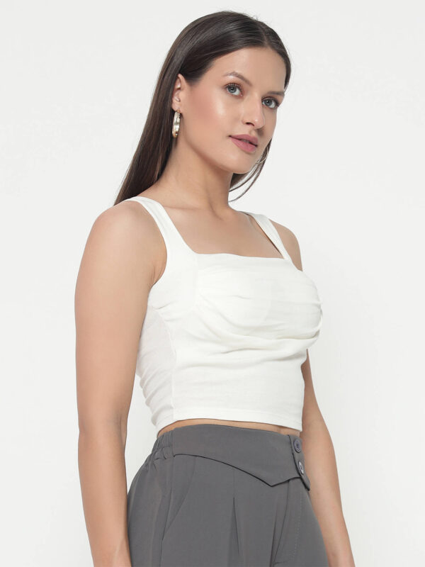 Women's White Tant Top - Image 4