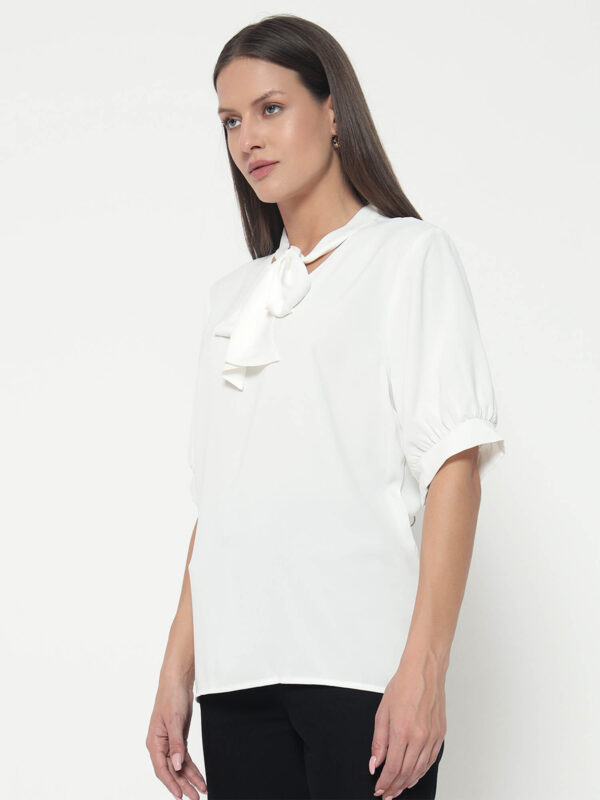 Women's White Tye Shirt - Image 4
